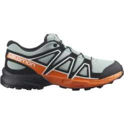SALOMON SPEEDCROSS J WROUGHT IRON/BLACK/VIBRANT ORANGE 23
