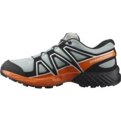 SALOMON SPEEDCROSS J WROUGHT IRON/BLACK/VIBRANT ORANGE 23 -Chaussures De Trail 9 100416 speedcross j wrought iron black vibrant orange l41628100 04