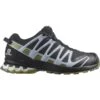 SALOMON XA PRO 3D V8 GORE-TEX W BLACK/GREEN MOSS/ZEN BLUE 23