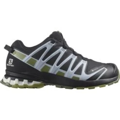 SALOMON XA PRO 3D V8 GORE-TEX W BLACK/GREEN MOSS/ZEN BLUE 23