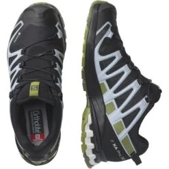 SALOMON XA PRO 3D V8 GORE-TEX W BLACK/GREEN MOSS/ZEN BLUE 23 -Chaussures De Trail 9 100485 xa pro 3d v8 gtx w black l41629500 06