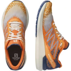 SALOMON SONIC 5 BALANCE BLEACHED SAND/BLAZING ORANGE/ASTRAL AURA 22 -Chaussures De Trail 9 100492 sonic 5 balance bleached sand blz l41710200 06