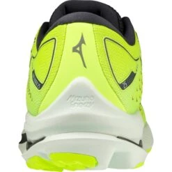 MIZUNO WAVE RIDER 25 NEON LIME/EBONY/MISTY BLUE 22 -Chaussures De Trail 9 100567 wave rider 25 neon lime ebony misty blue j1gc2103 15 03