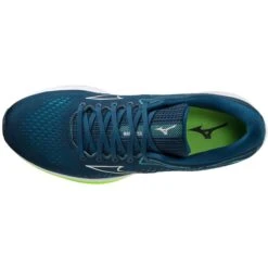 MIZUNO WAVE RIDER 25 GIBRALTAR SEA/WHITE/GREEN GECKO 22 12 MIZUNO WAVE RIDER 25 GIBRALTAR SEA/WHITE/GREEN GECKO 22 -Chaussures De Trail 9 100569 j1gc2103 02 05