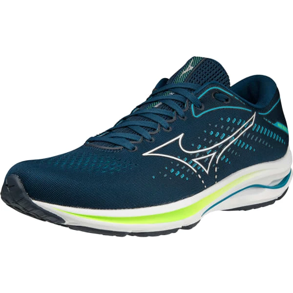 MIZUNO WAVE RIDER 25 GIBRALTAR SEA/WHITE/GREEN GECKO 22 4 MIZUNO WAVE RIDER 25 GIBRALTAR SEA/WHITE/GREEN GECKO 22 – Image 2