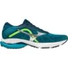 MIZUNO WAVE ULTIMA 13 MOROCCAN BLUE/SILVER/GREEN GECKO 22 -Chaussures De Trail 9 100573 wave ultima 13 moroccan blue silver green gecko j1gc2218 05 01