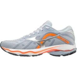 MIZUNO WAVE ULTIMA 13 W HEATHER/SILVER/NEON FLAME 22 9 MIZUNO WAVE ULTIMA 13 W HEATHER/SILVER/NEON FLAME 22 -Chaussures De Trail 9 100574 wave ultima 13 w heather silver neon flame j1gd2218 04 03