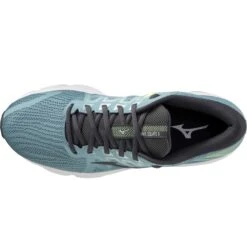 MIZUNO WAVE EQUATE 6 SMOKE BLUE/EBONY/NEO LIME 22 -Chaussures De Trail 9 100581 j1gc2248 15 04