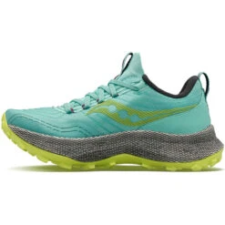 SAUCONY ENDORPHIN TRAIL W COOL MINT/ACID 23 -Chaussures De Trail 9 100699 s10647 26 02