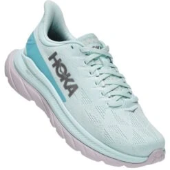 HOKA ONE ONE MACH 4 W BLUE GLASS/COASTAL SHADE 22 10 HOKA ONE ONE MACH 4 W BLUE GLASS/COASTAL SHADE 22 -Chaussures De Trail 9 100885 mach 4 w blue glass coastal shade 1113529 bgcs 03