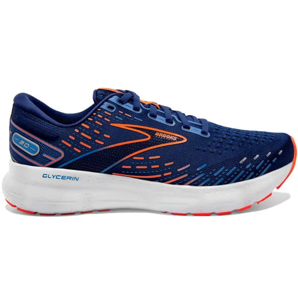 BROOKS GLYCERIN 20 BLUE DEPTHS/PALACE BLUE/ORANGE 23 3 BROOKS GLYCERIN 20 BLUE DEPTHS/PALACE BLUE/ORANGE 23