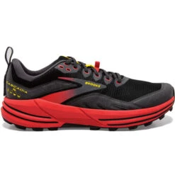 BROOKS CASCADIA 16 BLACK/FIERY RED/BLAZING YELLOW 22