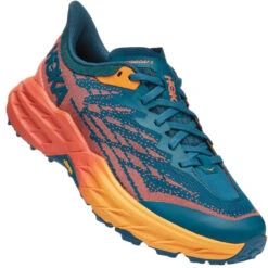 HOKA ONE ONE SPEEDGOAT 5 W BLUE CORAL/CAMELLIA 22 -Chaussures De Trail 9 107326 hoka one speedgoat 5 w blue coral camellia 1123158 bccml 03