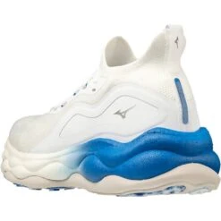 MIZUNO WAVE NEO ULTRA W UNDYED WHITE/BLACK/PEACE BLUE 22 -Chaussures De Trail 9 109629 wave neo ultra wos undyed white black peace blue j1gd2234 01 04