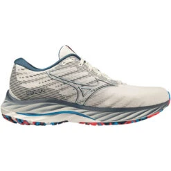 MIZUNO WAVE RIDER 26 W SNOW WHITE/SILVER/IBIZA BLUE 22