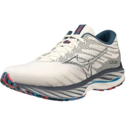 MIZUNO WAVE RIDER 26 W SNOW WHITE/SILVER/IBIZA BLUE 22 -Chaussures De Trail 9 109638 wave rider 26 w snow white silver ibiza blue j1gd2263 21 03