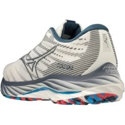 MIZUNO WAVE RIDER 26 W SNOW WHITE/SILVER/IBIZA BLUE 22 -Chaussures De Trail 9 109638 wave rider 26 w snow white silver ibiza blue j1gd2263 21 04