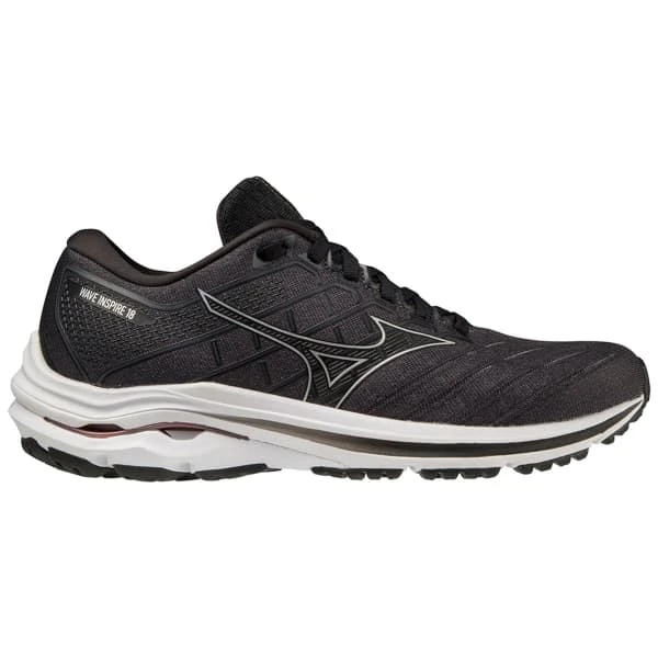 MIZUNO WAVE INSPIRE 18 W BLACK/SILVER/EBONY 22 3 MIZUNO WAVE INSPIRE 18 W BLACK/SILVER/EBONY 22