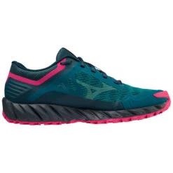 MIZUNO WAVE IBUKI 3 W GULF COAST/LAGOON/PINK PEACOCK 22 -Chaussures De Trail 9 109658 j1gk2073 32 03