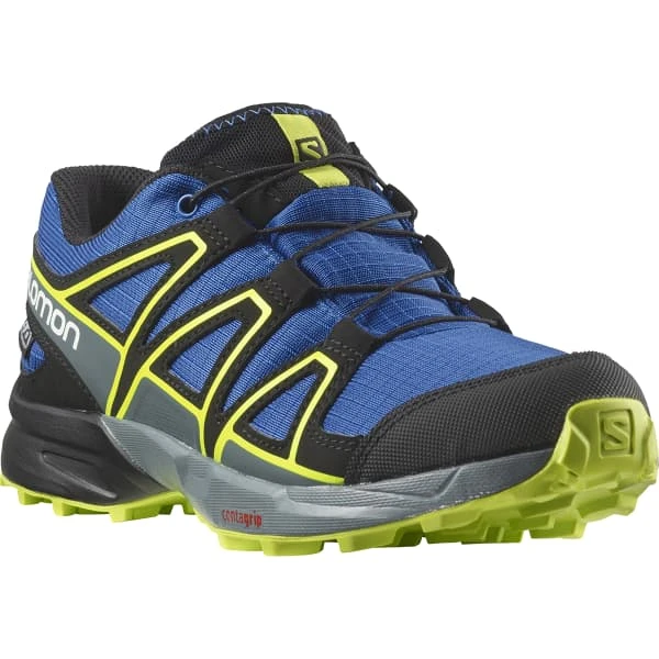 SALOMON SPEEDCROSS CSWP JR NAUTICAL BLUE/BLACK/ACID LIME 23 4 SALOMON SPEEDCROSS CSWP JR NAUTICAL BLUE/BLACK/ACID LIME 23 – Image 2