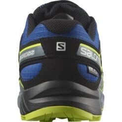 SALOMON SPEEDCROSS CSWP JR NAUTICAL BLUE/BLACK/ACID LIME 23 11 SALOMON SPEEDCROSS CSWP JR NAUTICAL BLUE/BLACK/ACID LIME 23 -Chaussures De Trail 9 109699 l41725800 04