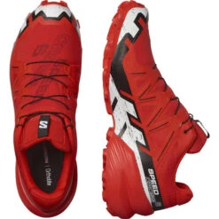 SALOMON SPEEDCROSS 6 GORE-TEX FIERY RED/BLACK/WHITE 23 -Chaussures De Trail 9 109729 l41739000 06