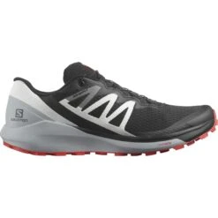 SALOMON SENSE RIDE 4 BLACK/PEARL BLUE/POPPY RED 22