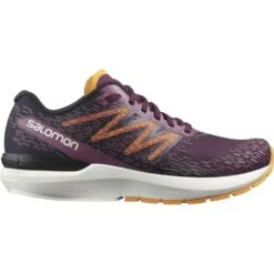 SALOMON SONIC 5 BALANCE W GRAPE WINE/BLACK/BLAZING ORANGE 22