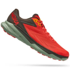 HOKA ONE ONE ZINAL FIESTA/BLACK OLIVE 22 -Chaussures De Trail 9 110295 zinal fiesta black olive 1119399 fbol 04