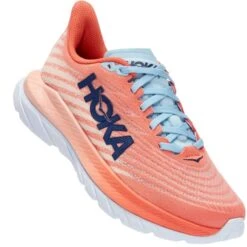HOKA ONE ONE MACH 5 W CAMELLIA/PEACH PARFAIT 22 -Chaussures De Trail 9 110336 mach 5 w camellia peach parfait 1127894 cppf 03