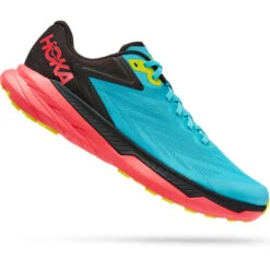HOKA ONE ONE ZINAL SCUBA BLUE/BLACK 22 -Chaussures De Trail 9 110612 zinal scuba blue black 1119399 sbbk 03