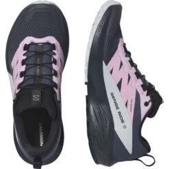 SALOMON SENSE RIDE 5 W INDIA INK/LILAC SACHET/ARCTIC ICE 23 -Chaussures De Trail 9 121497 sense ride 5w india ink lilac sachet arctic ice l47147000 06