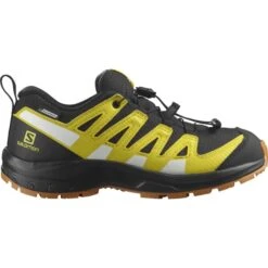 SALOMON XA PRO V8 CSWP J BLACK/EMPIRE YELLOW/WHITE 23