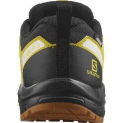 SALOMON XA PRO V8 CSWP J BLACK/EMPIRE YELLOW/WHITE 23 -Chaussures De Trail 9 121583 xa pro v8 cswp j black empire yellow white l47125600 04