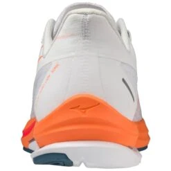 MIZUNO WAVE REBELLION SONIC WHITE/LIGHT ORANGE/BLUE ASHES 23 -Chaussures De Trail 9 122639 wave rebellion sonic white light orange blue ashes j1gc2330 54 05