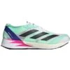 ADIDAS ADIZERO ADIOS 7 M FTWR WHITE/CORE BLACK/PULSE MINT 23 -Chaussures De Trail 9 122967 adizero adios 7 m ftwr white core black pulse mint gv9059 01