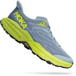 HOKA ONE ONE SPEEDGOAT 5 STONE BLUE/DARK CITRON 23