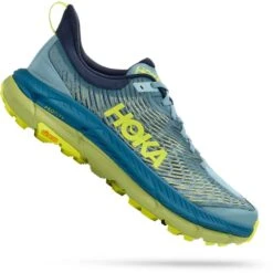 HOKA ONE ONE MAFATE SPEED 4 STONE BLUE/DARK CITRON 23