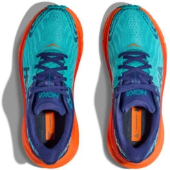 HOKA ONE ONE CHALLENGER 7 W CERAMIC/VIBRANT ORANGE 23 -Chaussures De Trail 9 124138 1134498 cvor 05