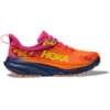 HOKA ONE ONE CHALLENGER 7 GORE-TEX W VIBRANT ORANGE/PINK YARROW 23 -Chaussures De Trail 9 124159 challenger 7 gore tex w vibrant orange pink yarrow 1134502 vopy 01