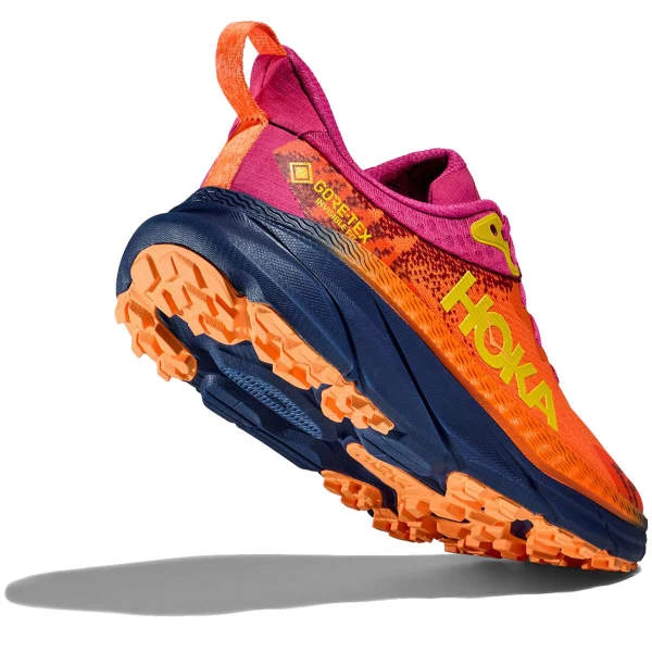 HOKA ONE ONE CHALLENGER 7 GORE-TEX W VIBRANT ORANGE/PINK YARROW 23 7 HOKA ONE ONE CHALLENGER 7 GORE-TEX W VIBRANT ORANGE/PINK YARROW 23 – Image 5