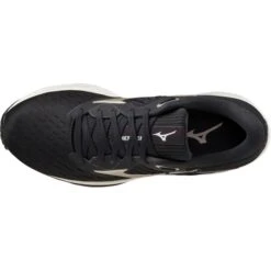 MIZUNO WAVE RIDER 24 W BLACK/PLATINUM GOLDOLD/FUDGE 21 -Chaussures De Trail 9 82889 wave rider 24 w black platinum goldold fudge j1gd2003 42 04