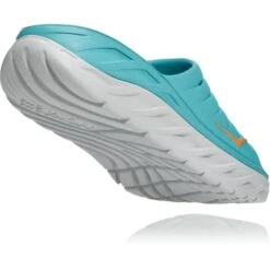 HOKA ONE ONE ORA RECOVERY SLIDE 2 AQUARELLE/BLAZING ORANGE 21 -Chaussures De Trail 9 90464 ora recovery slide aquarelle blazing orange 1099673 abor 03