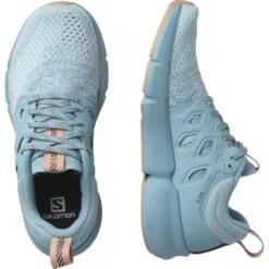 SALOMON PREDICT SOC 2 W CRYSTL BLUE/DELPHINIUM BLUE/SIROCCO 21 -Chaussures De Trail 9 90593 predict soc 2 w crystl bl delphinium blue sirocco l41444000 05