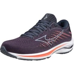 MIZUNO WAVE RIDER 25 W MONTANA GRAPE / APPLE GRAY / LIVING CORAL 21 -Chaussures De Trail 9 91395 j1gd2103 58 03