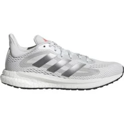 ADIDAS SOLAR GLIDE 4 W CRYSTAL WHITE/HALO SILVER/SOLAR RED 21